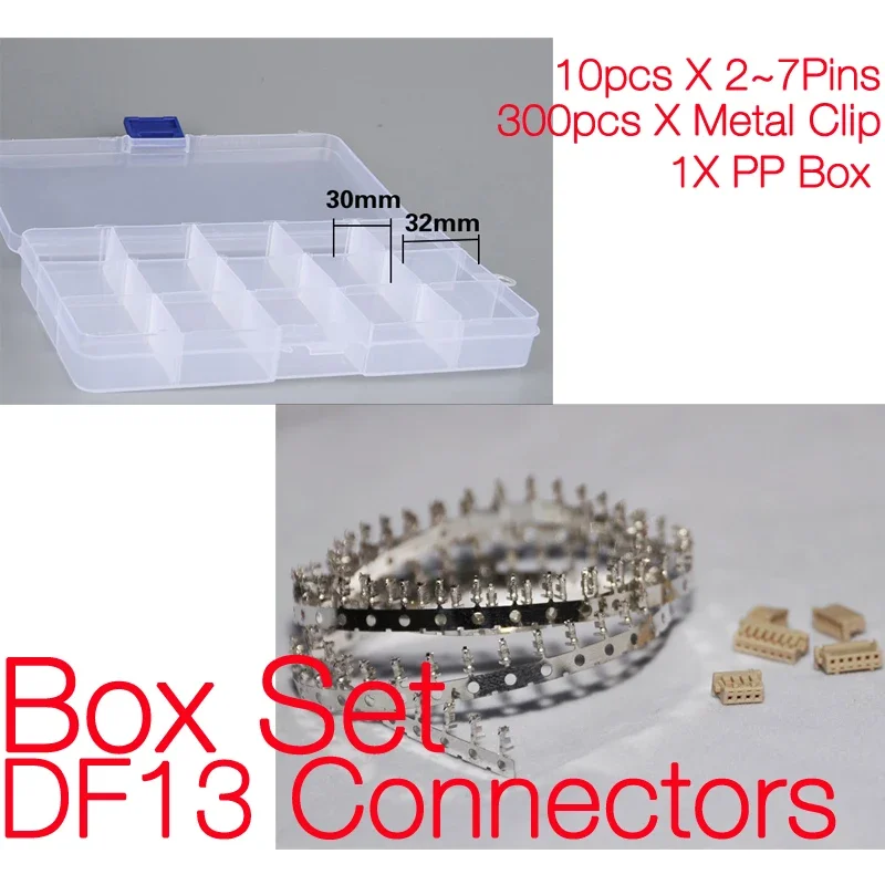 

Box set of DF13 Housing, High Quality connector for RC model APM Flight controller
