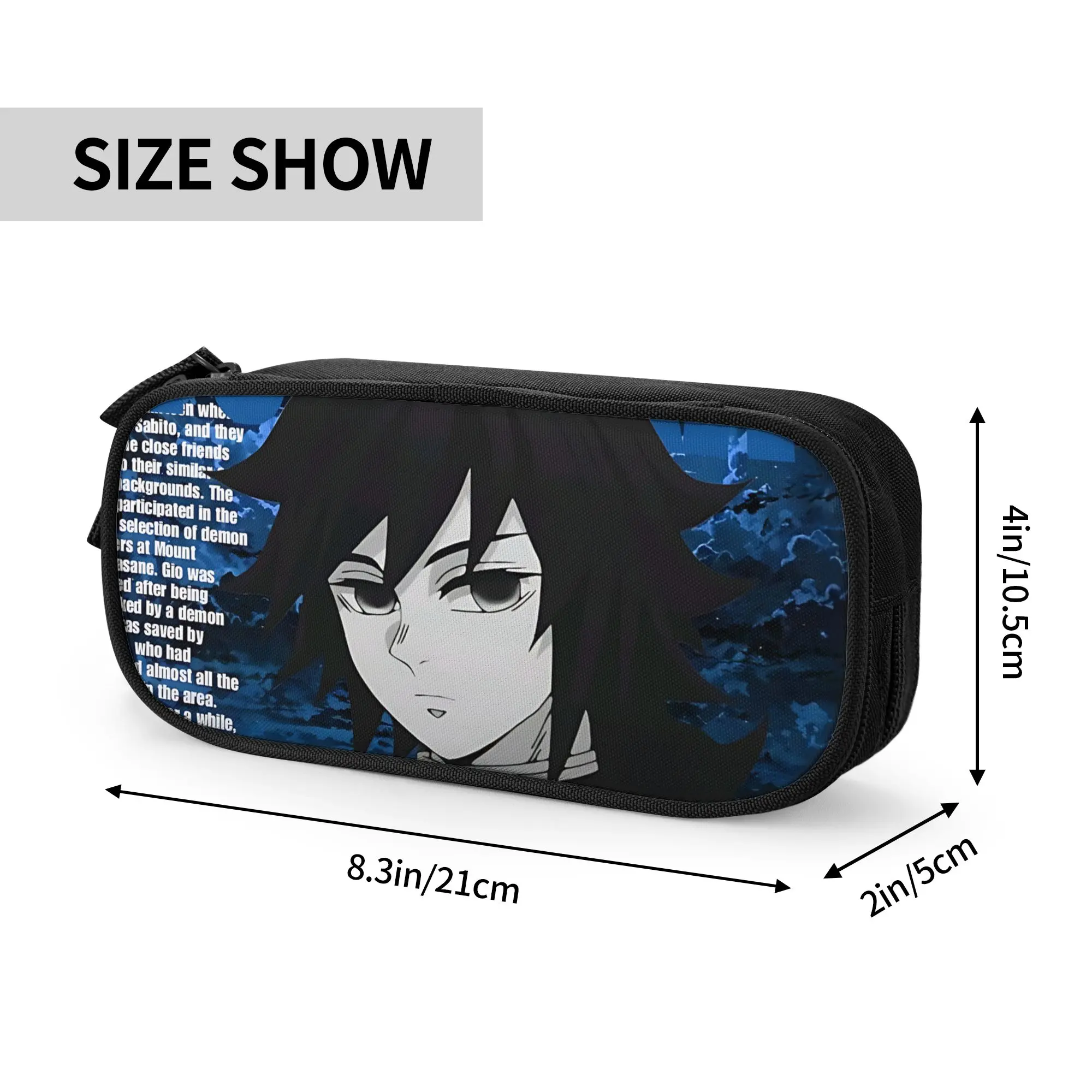 Custom Halloween Demon Slayer Large Capacity Bags for Child  Handheld Study Bag for Boys Gilrs Kids