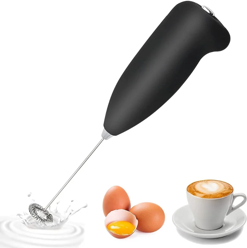 Electric Milk Foamer Drink Coffee Whisk Mixer Egg Beater Frother Coffee Cappuccino Mini Handle Stirrer Kitchen Cooking Tool