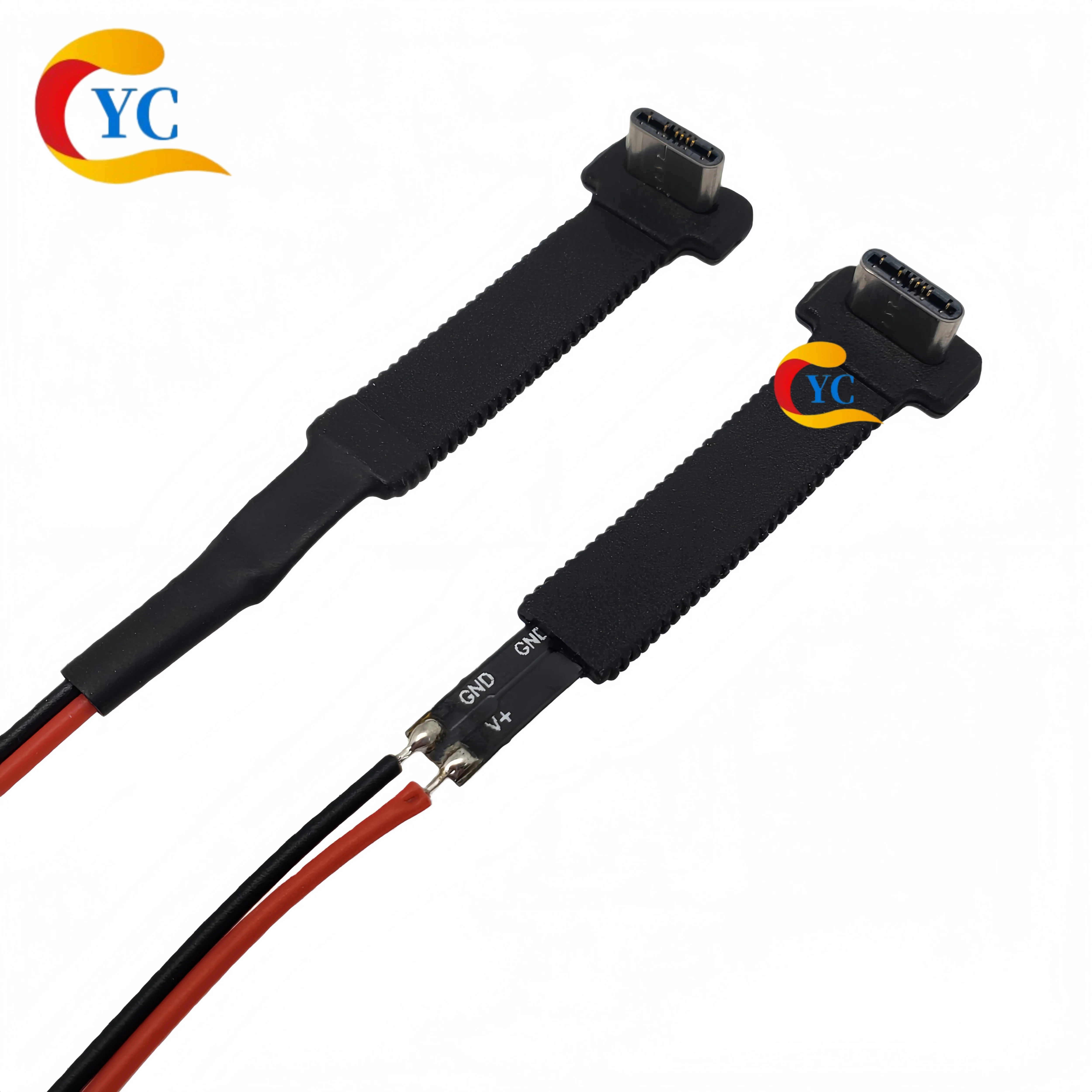 Koreański złącze USB typu C z klipsem, bezprzewodowe, męskie, 2-pinowe, z rezystorem R1, szybkie ładowanie, elastyczny płaski kabel, magnetyczny panel tylny, złącze końcowe, kabel do ładowania i transmisji danych, FPC