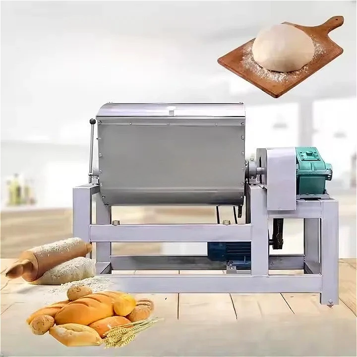 50kg Commercial Silent Dough Kneader, Automatic Large‑Capacity Stainless‑Steel Dough Mixer