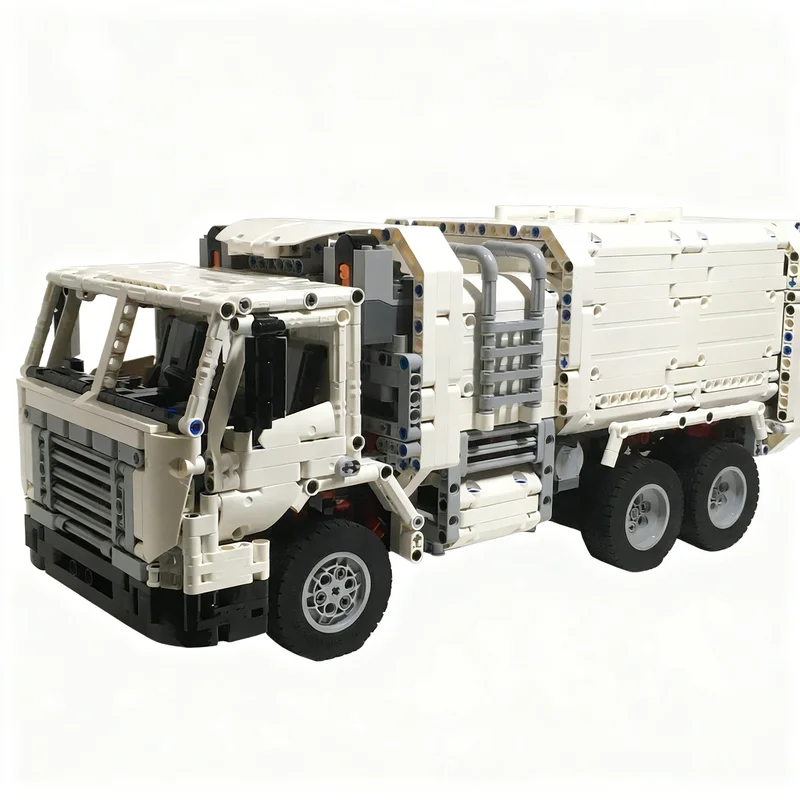 3522pcs MOC Technic Motorized Garbage Truck Model Toy Building Blocks Architecture Christmas Gifts DIY Kids Brick Education