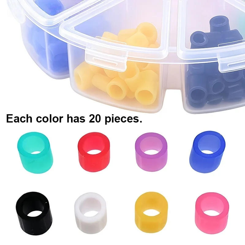 1Box Dental Materials; Identification Rings Instrument Marking Rings Oral Classification Rings High-Temperature Sterilization