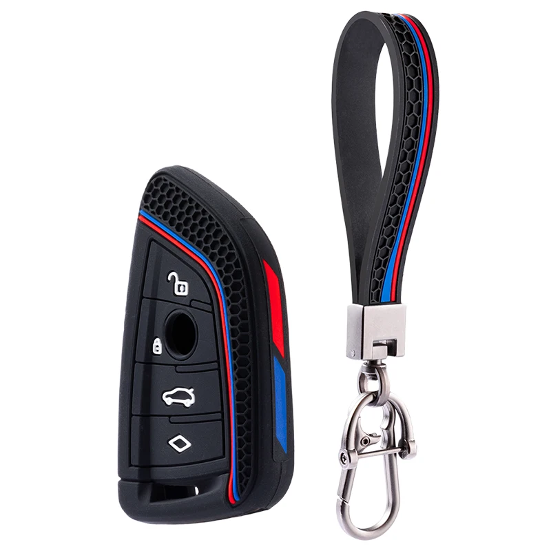 For BMW 1 3 4 5 7 Series X3 IX3 I3 X6 X4 X5 G20 F40 X1 F48 F40 G23 F34 F15 X7 U06 G81 M3 IX40 Protection Cover Silicone Key Case