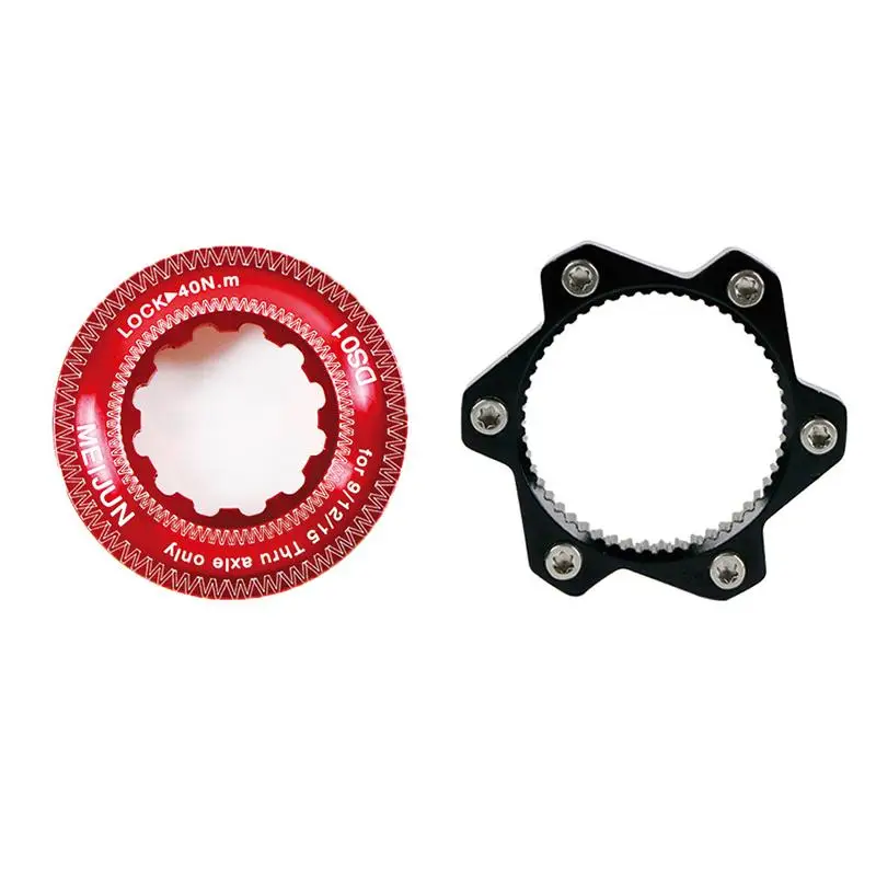 Bicycle Center Lock To 6 Bolt Rotor Lock Ring Adapter Road Bike Disc Brake Rotor Lock Cover Ring Converter For Bicycle
