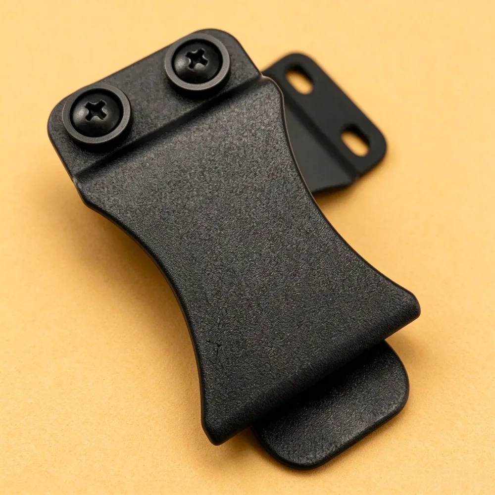 Replacement Kydex Holster Belt Clip, Complete Mounting Screw Hardware Kit For Outdoor Knife Scabbard Waist Carry Accessory