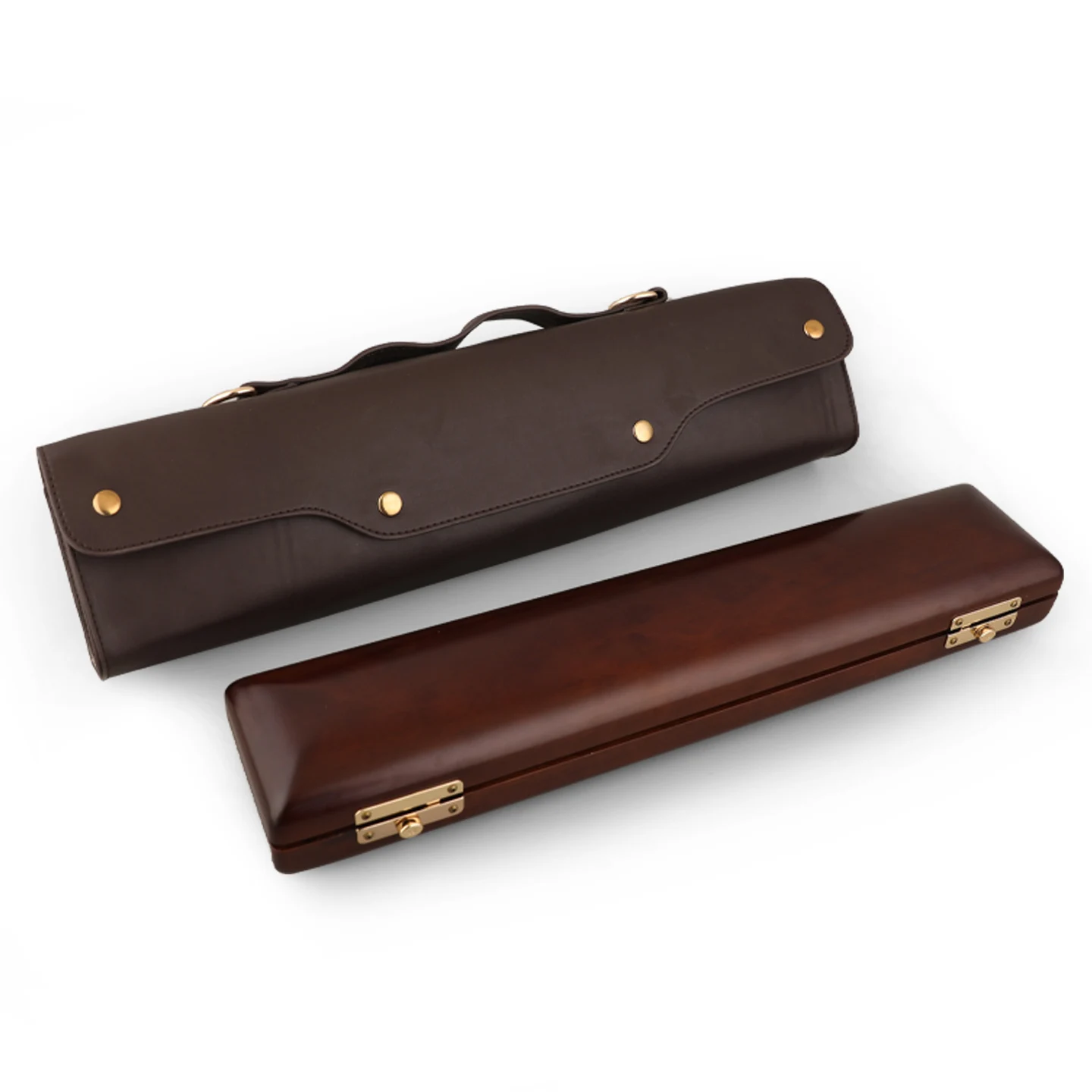 Taiwan JEK Flute Luggage Set Suit 16key 17key Flute Box Flute Bag Leather Convenient bag.