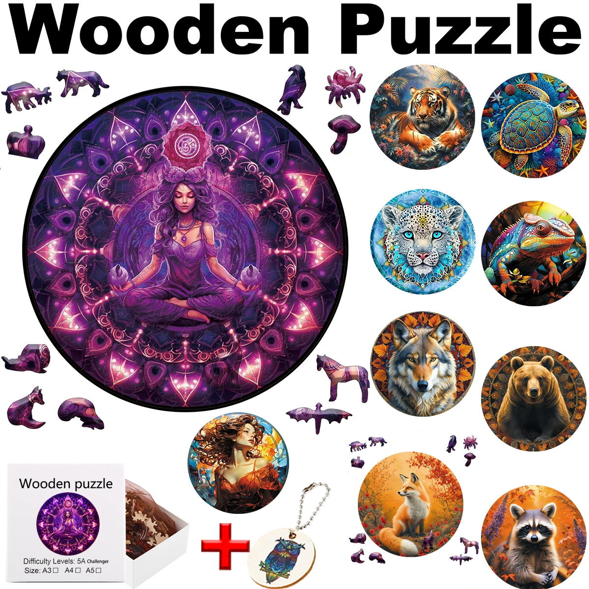 

Animal Puzzle Toys Games Children Game Boy Montessori Baby Hell Difficulty Jigsaw Puzzles 3d Wooden Puzzle Adults Brain Trainer