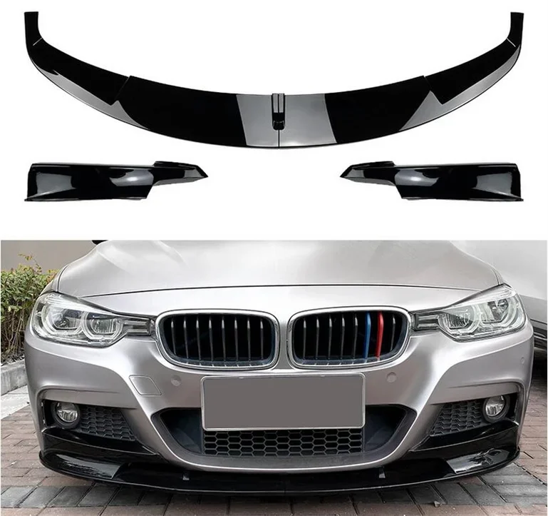 

ABS PAINT CARBON FRONT BUMPER SPOILER LIP SPLITTERS WIND KNFE COVER For BMW 3 Series F30 F31 F35 M-Tech M-Sport 2012-2019