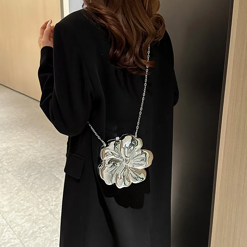 Creative Acrylic Flower Bag Crossbody Bags for Women Dinner Bag Fashionable Women Shoulder Bag Purse and Handbags Designer Bags