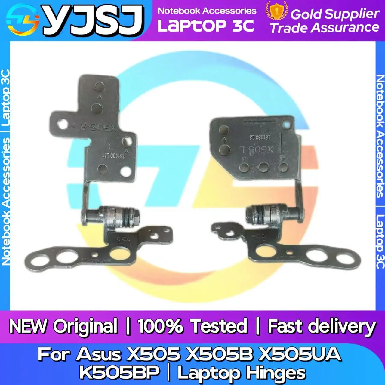 

New Original Laptop Notebook Hinges For Asus X505 X505B X505UA K505BP built-in left and right LCD Screen Hinge