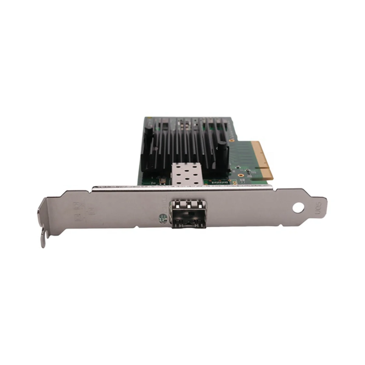 Placa de rede de fibra óptica de servidor N27R 10G SFP + 82599EN Chip PCIE X4 Placa de rede de porta óptica única