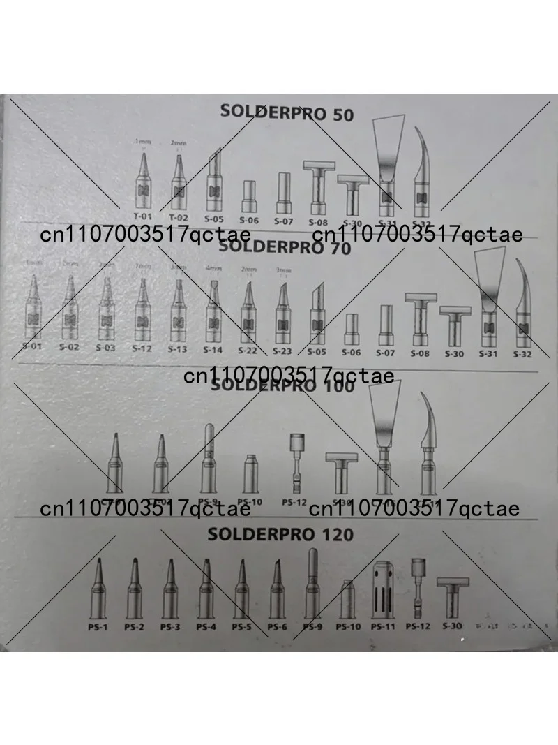 Iron Tips for Gas Soldering Iron PRO-50/70/100/120 Automatic Windproof Flamethrower