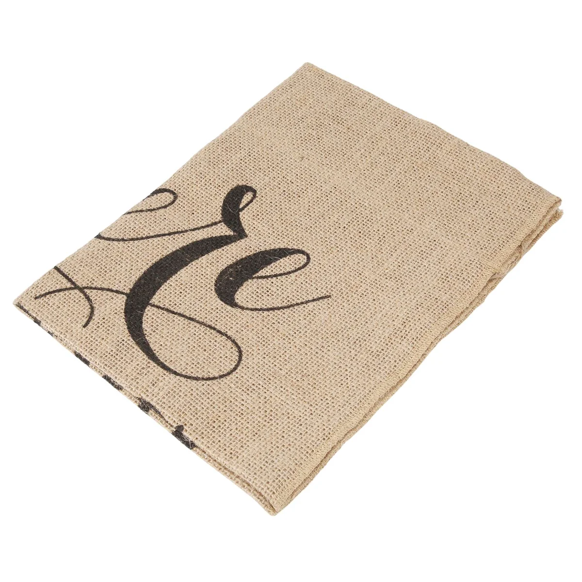 "Here Comes the Bride" Wedding Rustic Ceremony Burlap Banner For Flower Children 40cm x 50cm