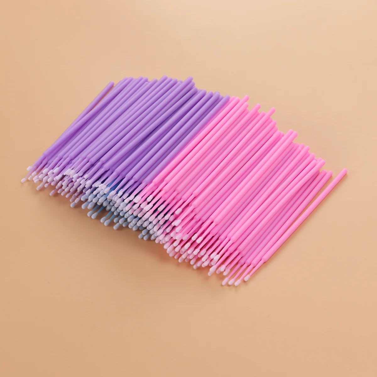 300 Pcs Eyelash Sticks Cotton Swabs Micro Brashi Applicator Brush Extension Miniature