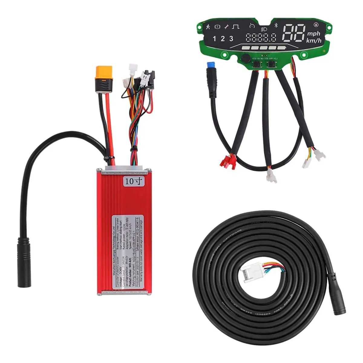 Kit de contrôleur de carte mère d'affichage L71A pour trottinette électrique Smartgyro K2 Pro, câble de connexion du tableau de bord, pièces de réparation