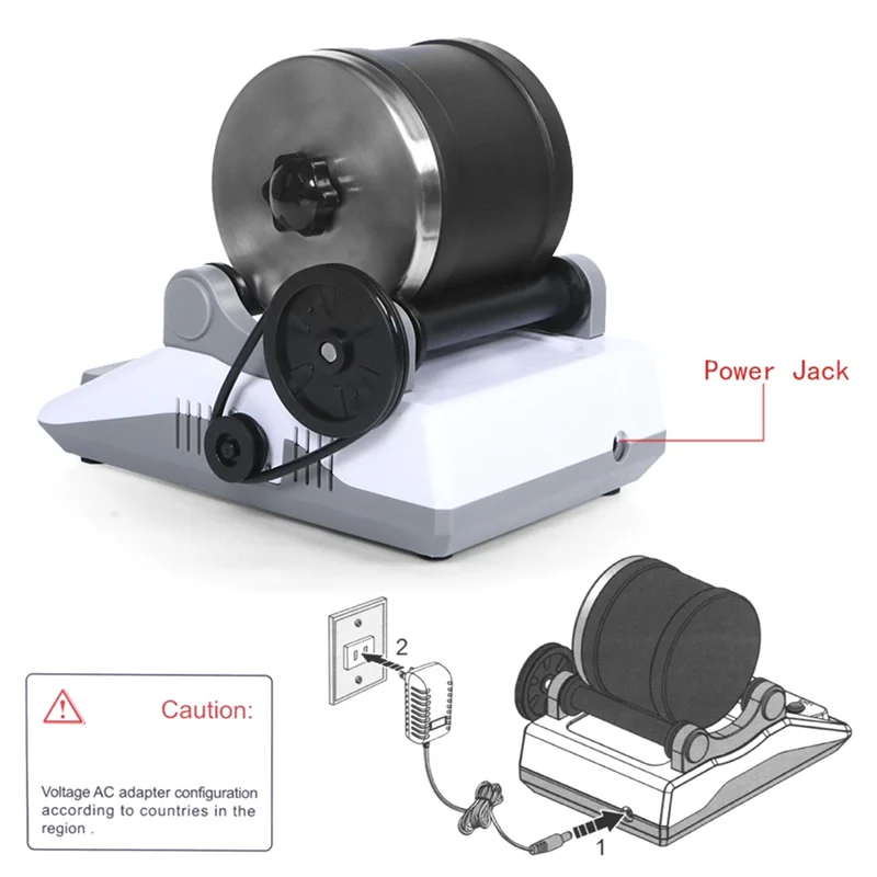 

A20F-Electric Gem Polishing Machine Fun Physics Science Experiment Set DIY Stone Polishing Machine Test Toy US Plug