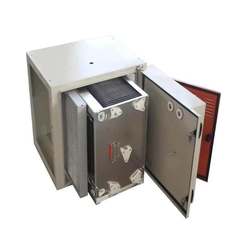 Clean Air ESP Electrostatic Precipitator for Industrial Waste Gas Scrubbers with Grease Purification