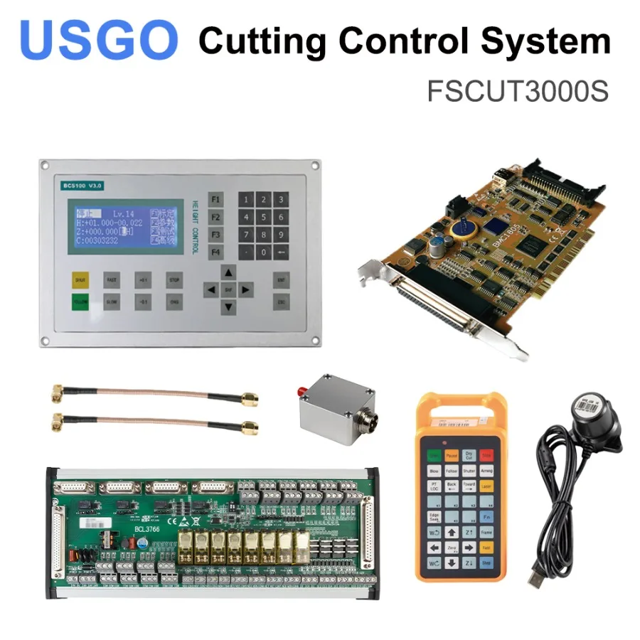 USGO Friends FSCUT 3000S mesin pemotong Laser, mesin kontrol pemotong Laser untuk mesin pemotong logam