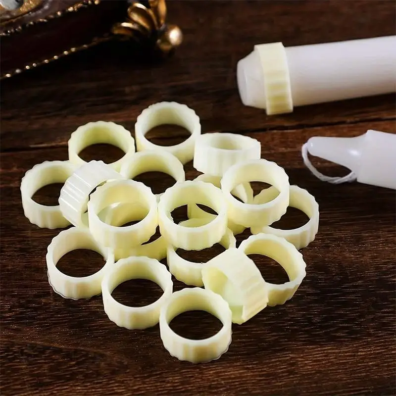 Silicone Candle Stabilizer Sleeves 5/10pcs Non-Slip Wax Drip Proof for Wedding Banquet Home Living Room Decoration