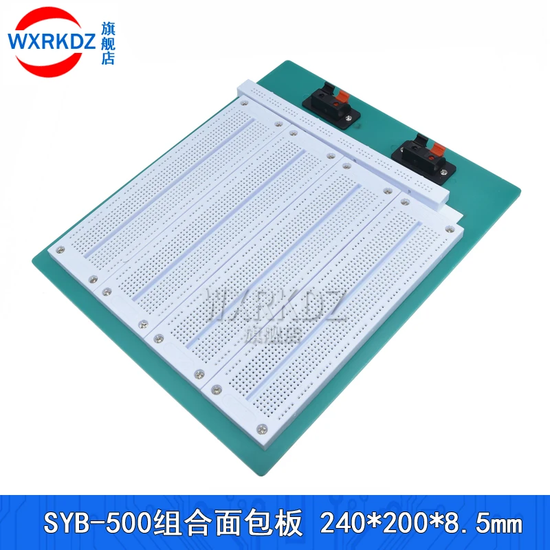 

4 In 1 700 Position Point SYB-500 Tiepoint PCB Solderless Bread Board Breadboard No welding required 240*200*8.5MM