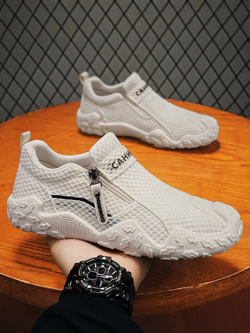 

Men's Summer New Sport Casual Shoes Anti-Slip Deodorant Breathable Mesh Soft Bottom Wear-Resistant Rubber Outsole Shoes