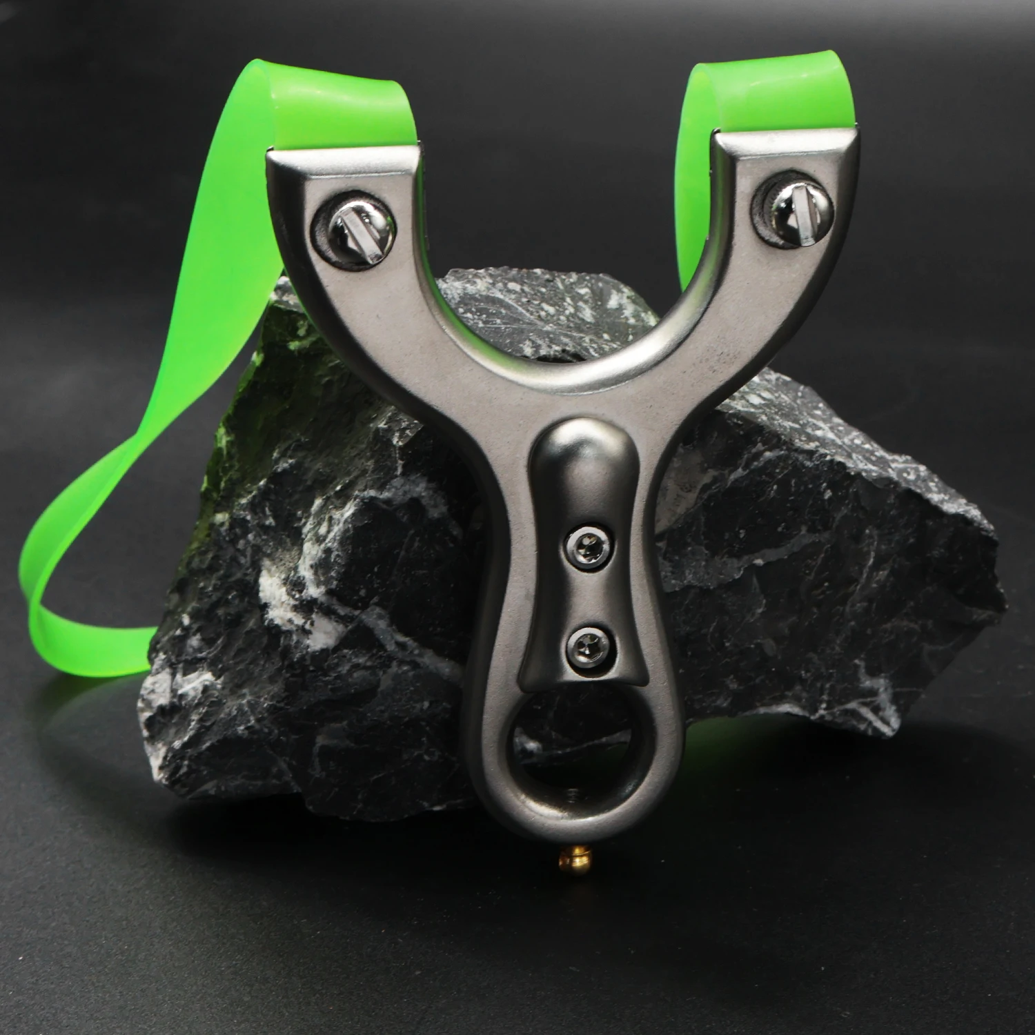 

High-quality Short U-shaped Stainless Steel Slingshot All-metal Material Outdoor Portable Hunting Sling Shooting Slingshot