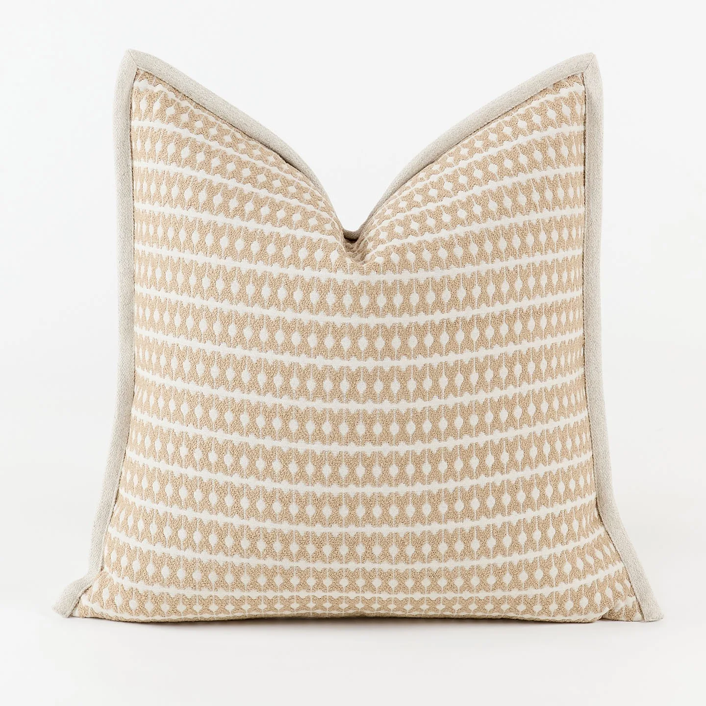Neutral Wab Sabi Cushion Cover Woven Pillow Sham Sofa Decorative Texture Pillow Case No Insert 45x45cm 1 Piece Pack