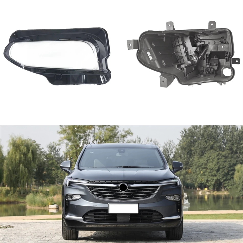 For Buick Enclave 2020 2021 2022 Car Replacement Parts Base Head Lamp Shell Bulb Holder Headlights Lamp Lens