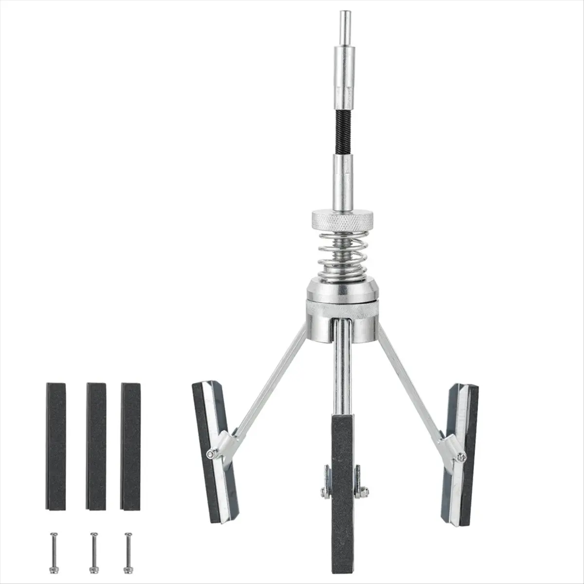 A45I Engine Cylinder Hone Adjustable Deglazer Set for Grinding Holes From 2In-7In in Diameter, with 3 Replaceable Stone (3In)