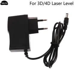 (DC) caricabatterie universale 5V 0.5A per batteria al litio livello Laser 3D/4D spina ue adattatore di alimentazione ca accessorio livello Laser