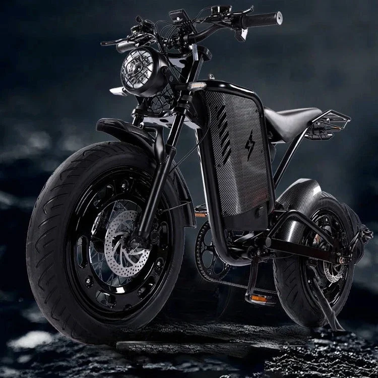 Electric bicycle retro battery car off-road fat tire lithium battery mountain bike