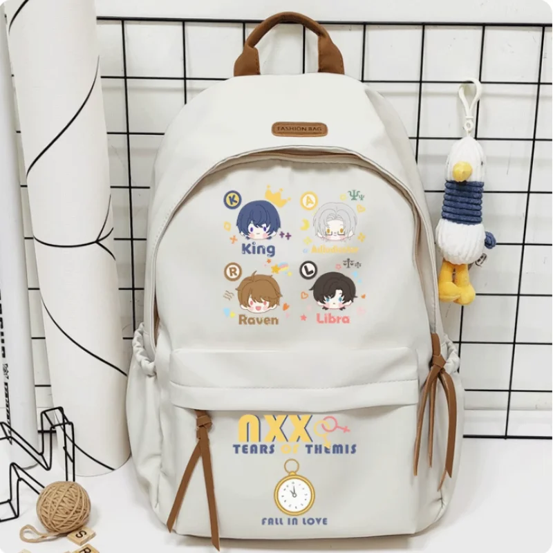 Anime Tears Of Themis King Libra Raven Cartoon Bag Women Man Fashion Leisure Teenagers Student Backpack Handbag B075