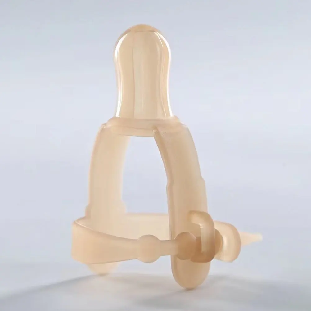 

1 шт. Детский силиконовый защитный наперсток от укусов, регулируемый мягкий прорезыватель-накладка на большой палец, удобный ремешок для рук для младенцев