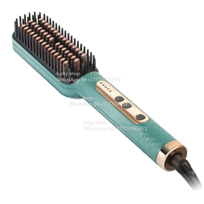 New Hair Straightener Comb Negative Ions Do Not Hurt Hair and Are Easy To Use for Home Use