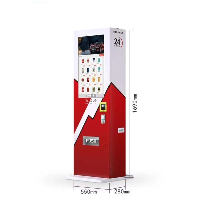 Customizable Small Automatic Touch Screen Age Verification Smoke Cigarette Vending Machine with Card Reader