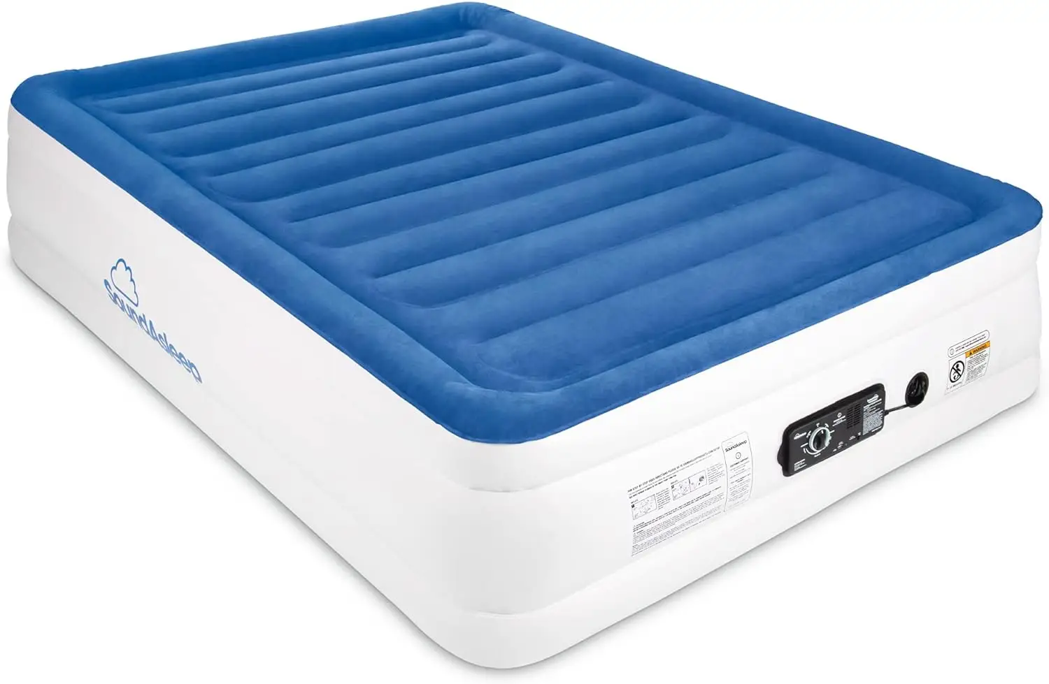 SoundAsleep Products SoundAsleep CloudNine Series Air Mattress with Dual Smart Pump Technology Queen Size