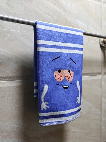 Cartoon Expression Soft Towel Cute Printing Quick-drying Double-sided Velvet Absorbent Towel Bath Wash Face Towel For Children