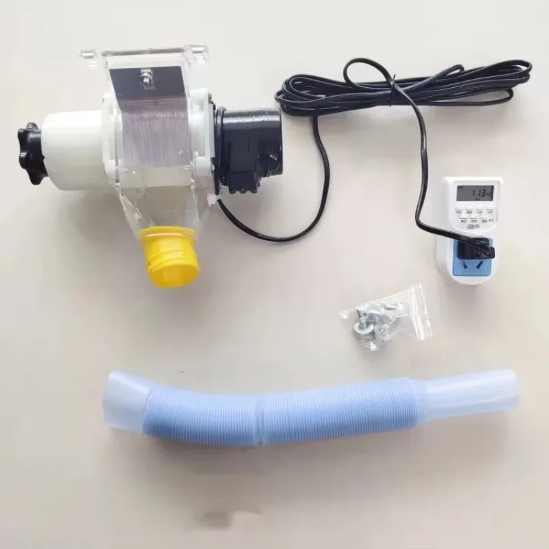 Automatic Poultry Feeder Timed Feeding Device for Pigeons Chickens Ducks 50-500g Adjustable Feeding Amount