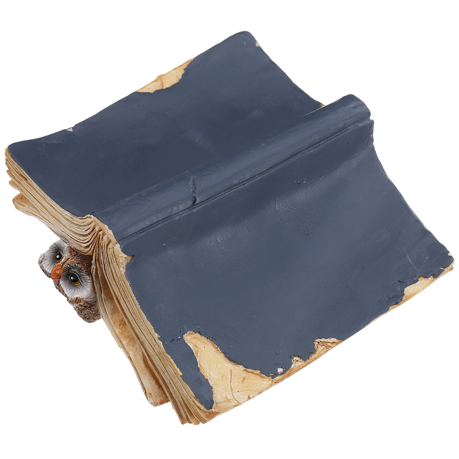 

Adorable Resin Owl Miniature Ornament for Room Desk Garden Decor Desktop Living Space Accessory Home Office Decoration