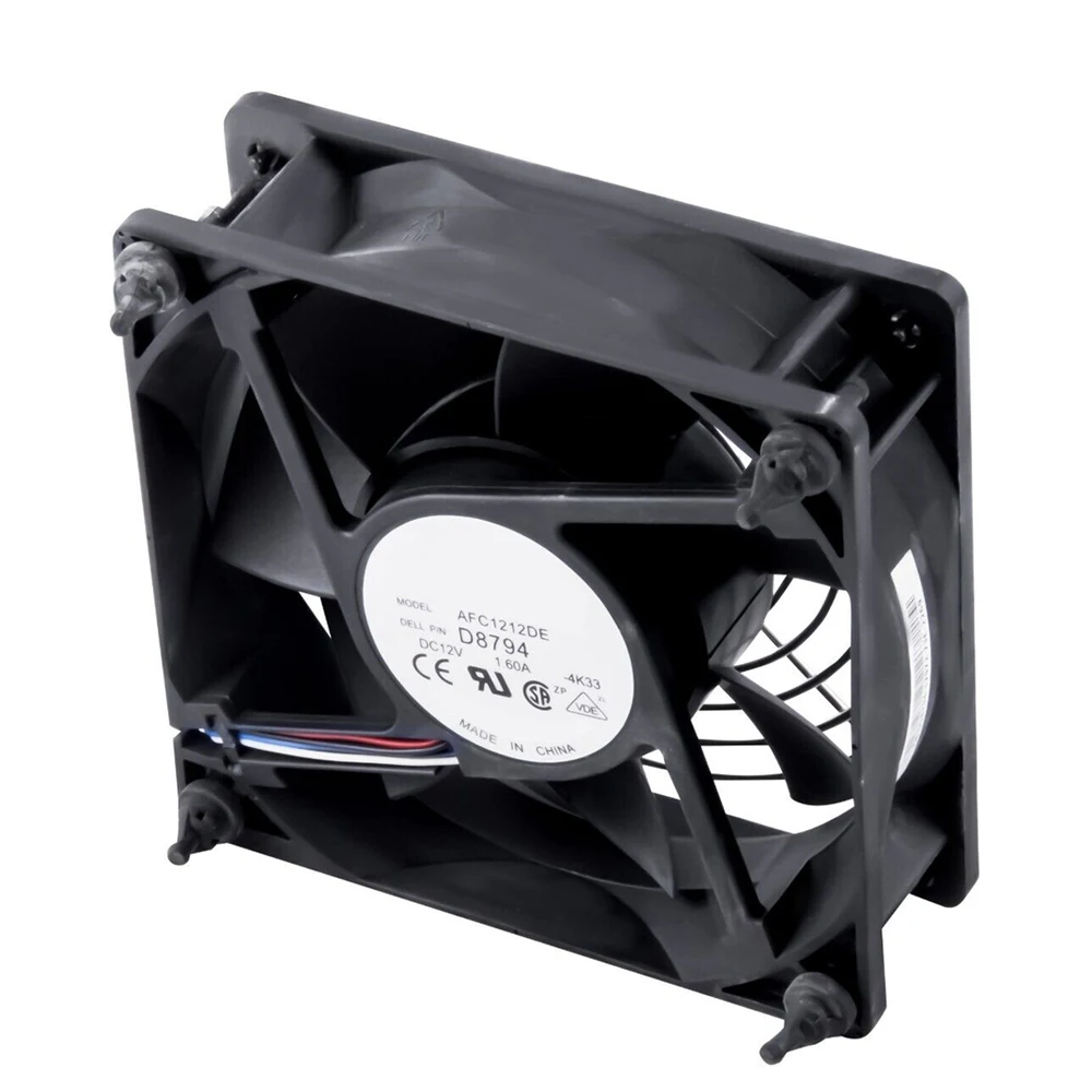Server Fan For DELL For Precision T7400 690 For PowerEdge SC430 0D8794 D8794 AFC1212DE-4K33 DC12V 1.60A