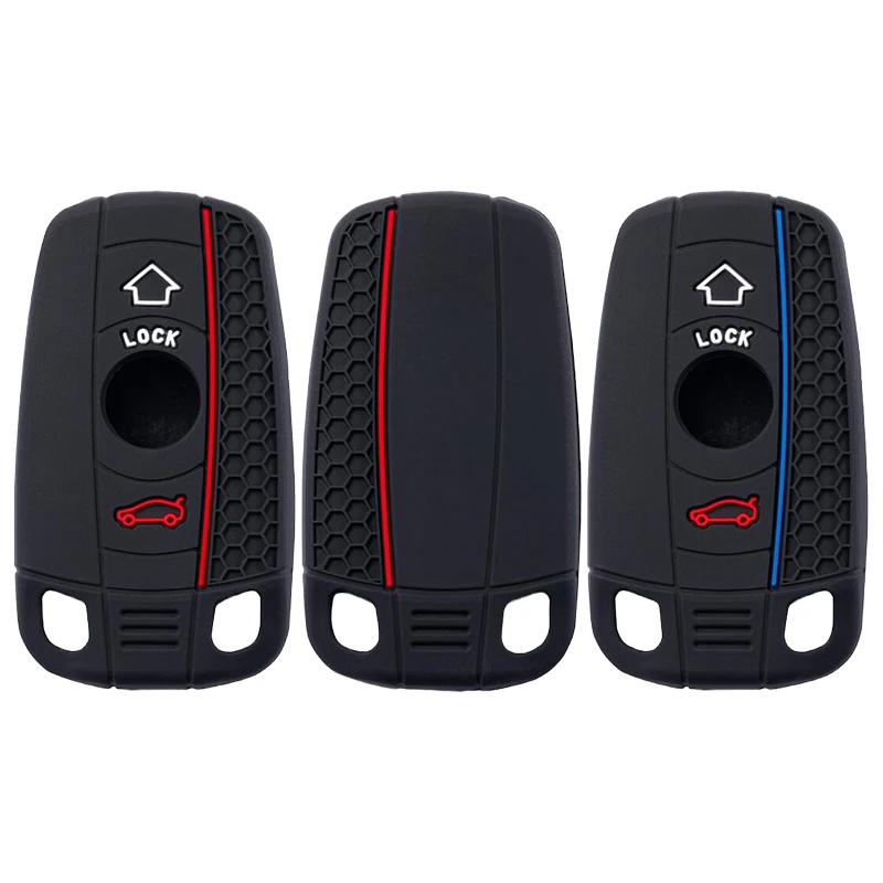 

Силиконовый чехол для автомобильного ключа для BMW E60 E61 E70 E81 E87 E90 E91 E92 X1 X5 X3 1 3 5 6 серии Z4, защитный чехол для ключа, аксессуары