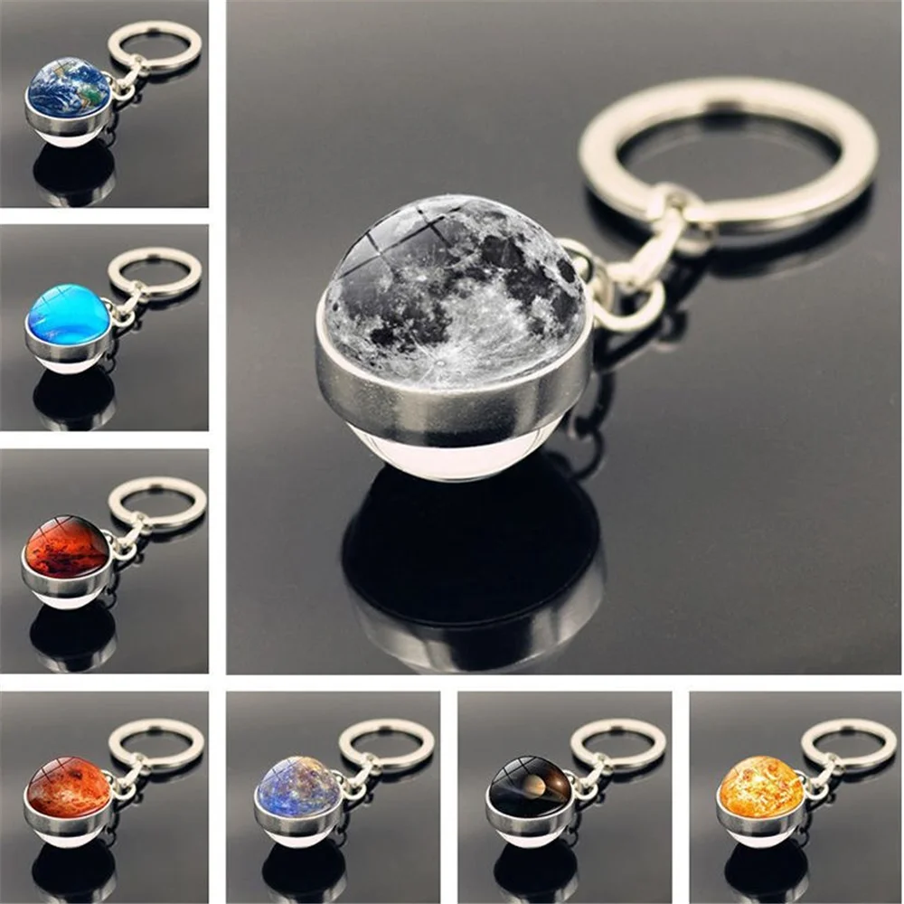 car Moon Earth Sun Mars Keychain for JEEP GRAND CHEROKEE 2011 12 13 14 15 2016 2017 2018 2019 New