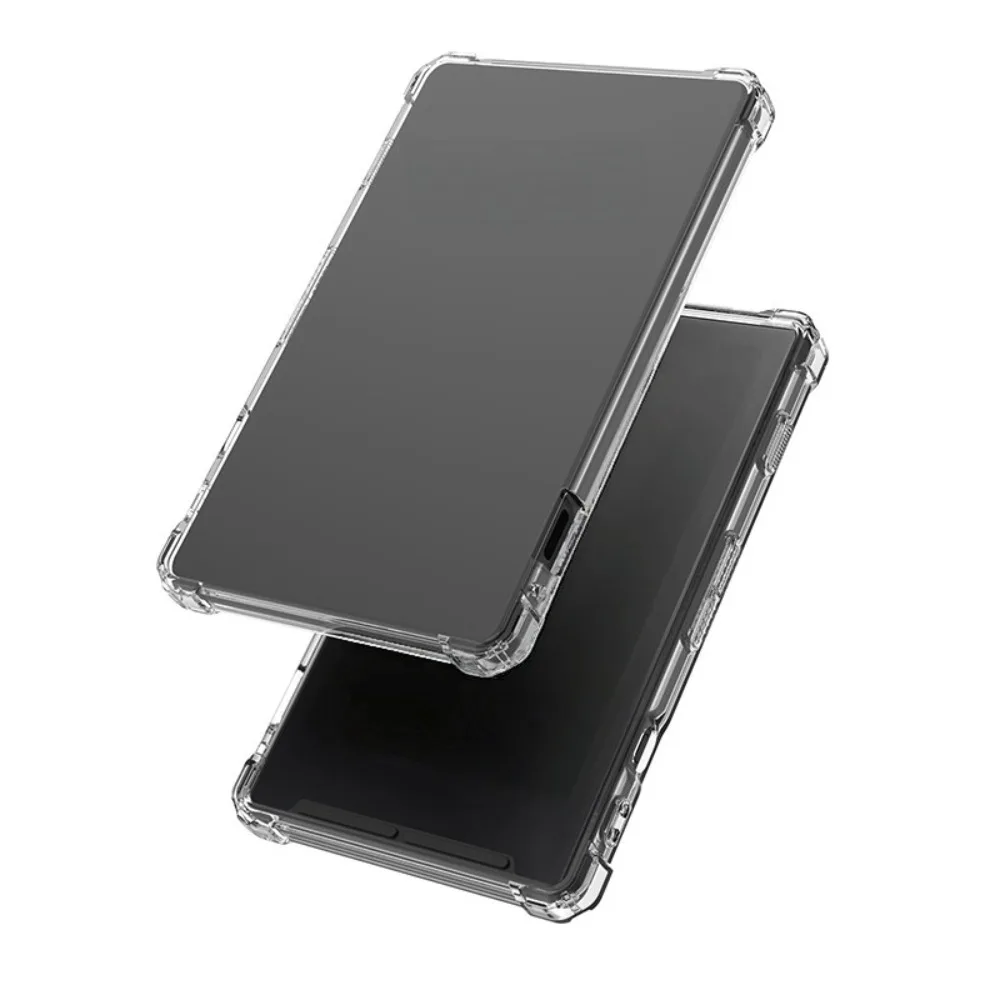 Funda Case For XTEINK X4 E‑Book,4.3''inch, TPU Slim Shockproof Soft Transparent Coverwith 4 Shockproof Airbags, Anti-Yellowing