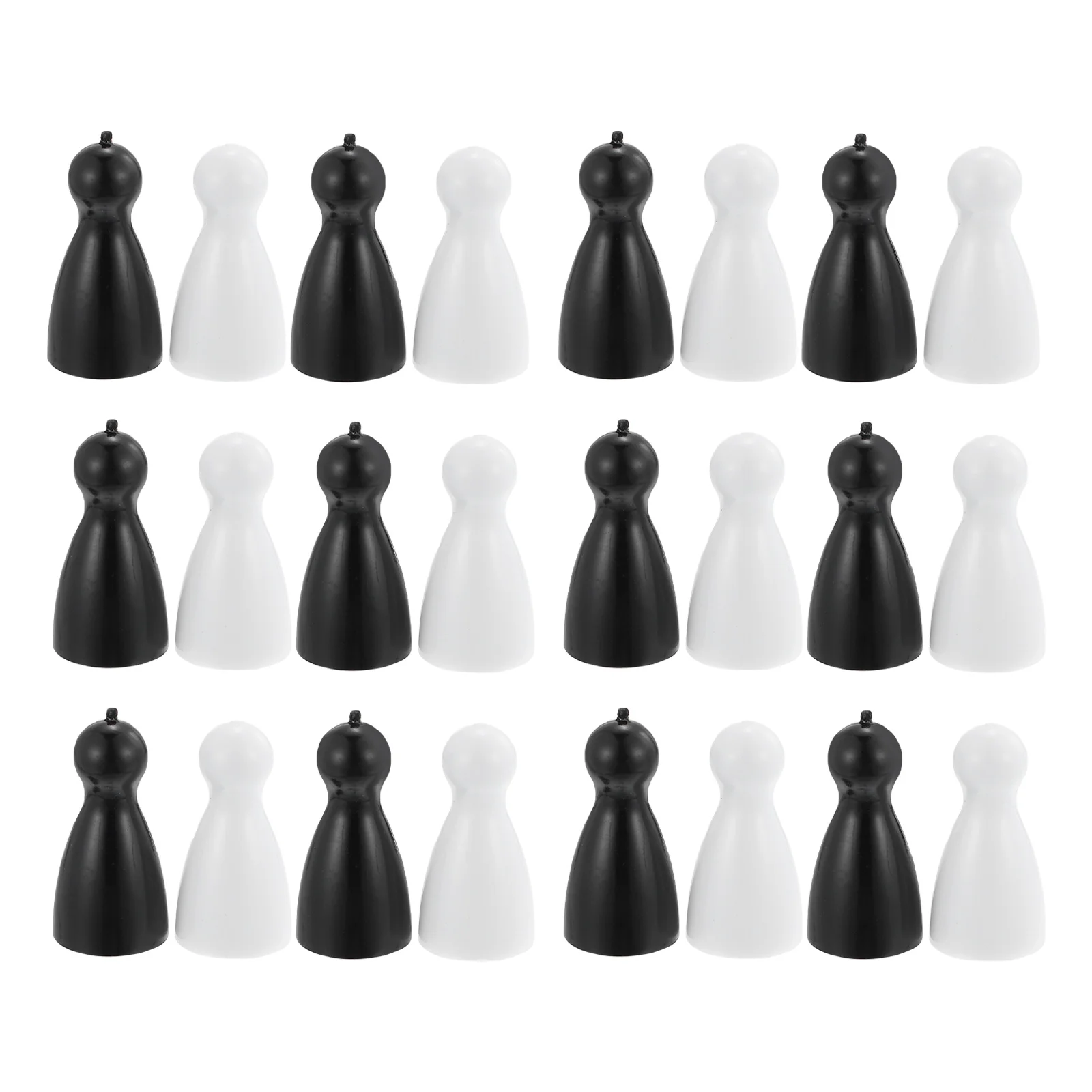 

40 Pcs Fragments Children's Jumping Toy Plastic Human Shape Board Game Chessman