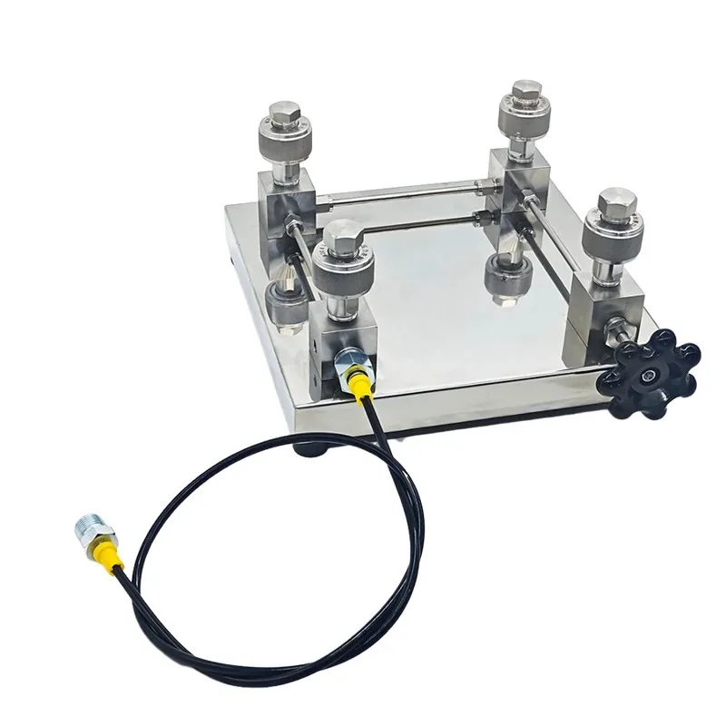 China Multi Interface Pressure Calibration Platform Gas Stainless Steel Multi Functional Connection Platform