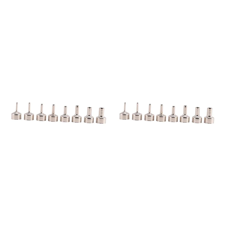 

A58Z 16Pcs Hot Air Nozzle For Station 8858 Digital Hot Air Blower BGA Rework Solder Station