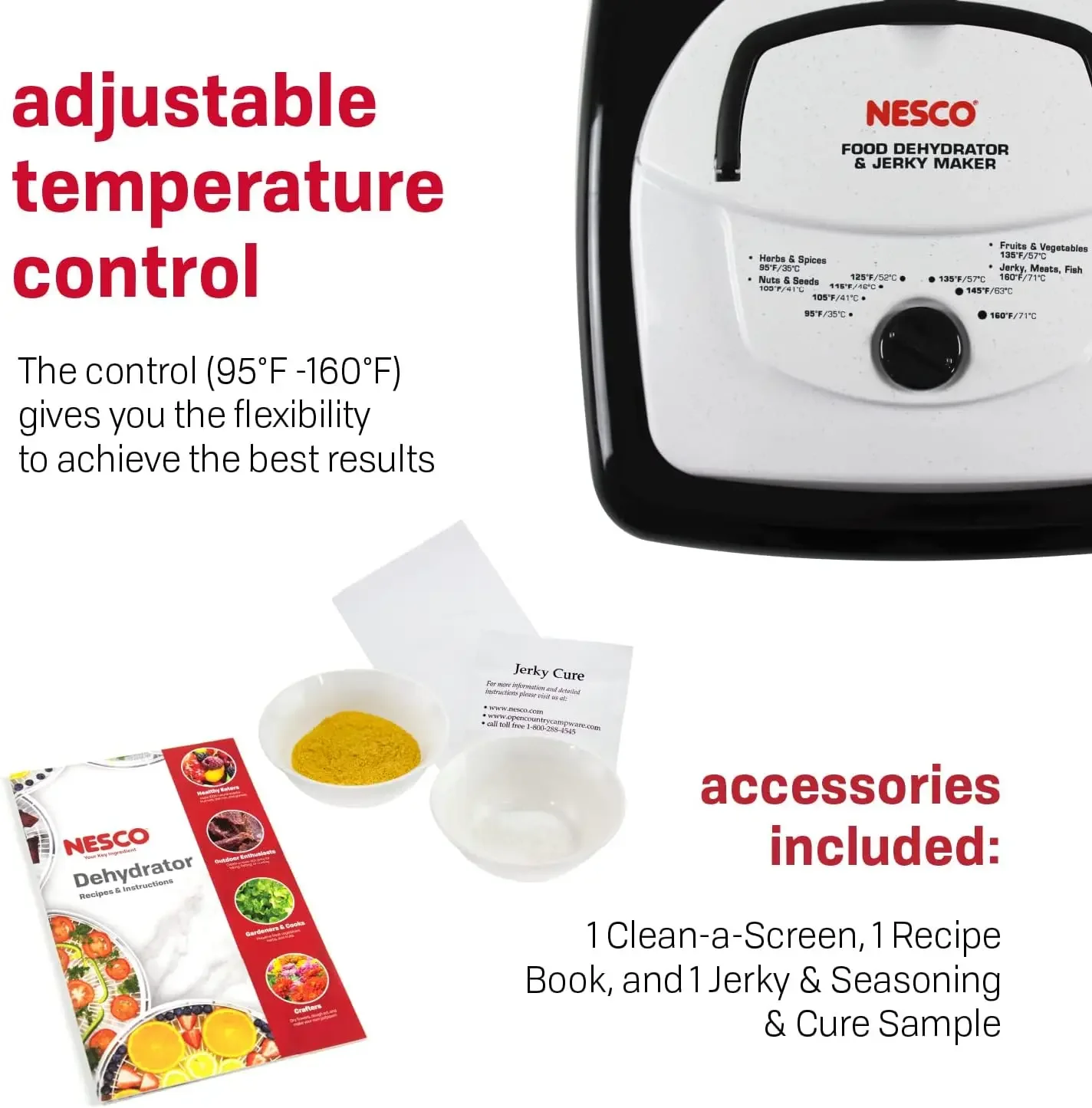 FD-80A Square Shaped Food Dehydrator, For Snacks, Fruit, Beef Jerky, White