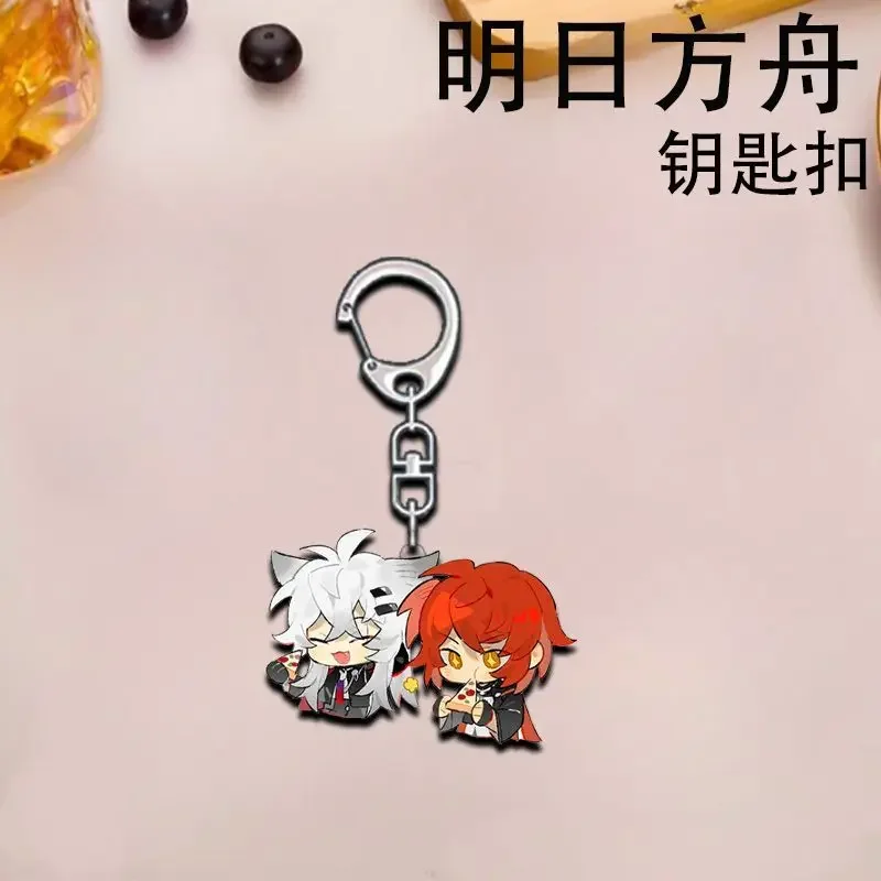 Arknights Lappland Exusiai the Covenant Keychain Acrylic Keychain Backpack Pendant Student Cute Christmas Gift