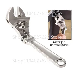 Multi Functional Adjustable Spanner Folding Shaking Head Ratchet Water  Electricity Bathroom Air Conditioner Installation Tool